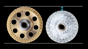 Alloy Main Gear yang diperbesar