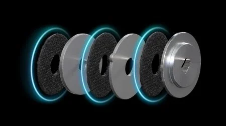 MULTI-DISC CARBON FIBER DRAG SYSTEM