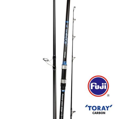 Azores XP Surf Rod - Okuma Azores XP Surf Rod- Toray 40T high modulus carbon blank construction- Fuji K-concept guides with Alconite insert- Fuji DPS screw-lock reel seat with cushioned hood