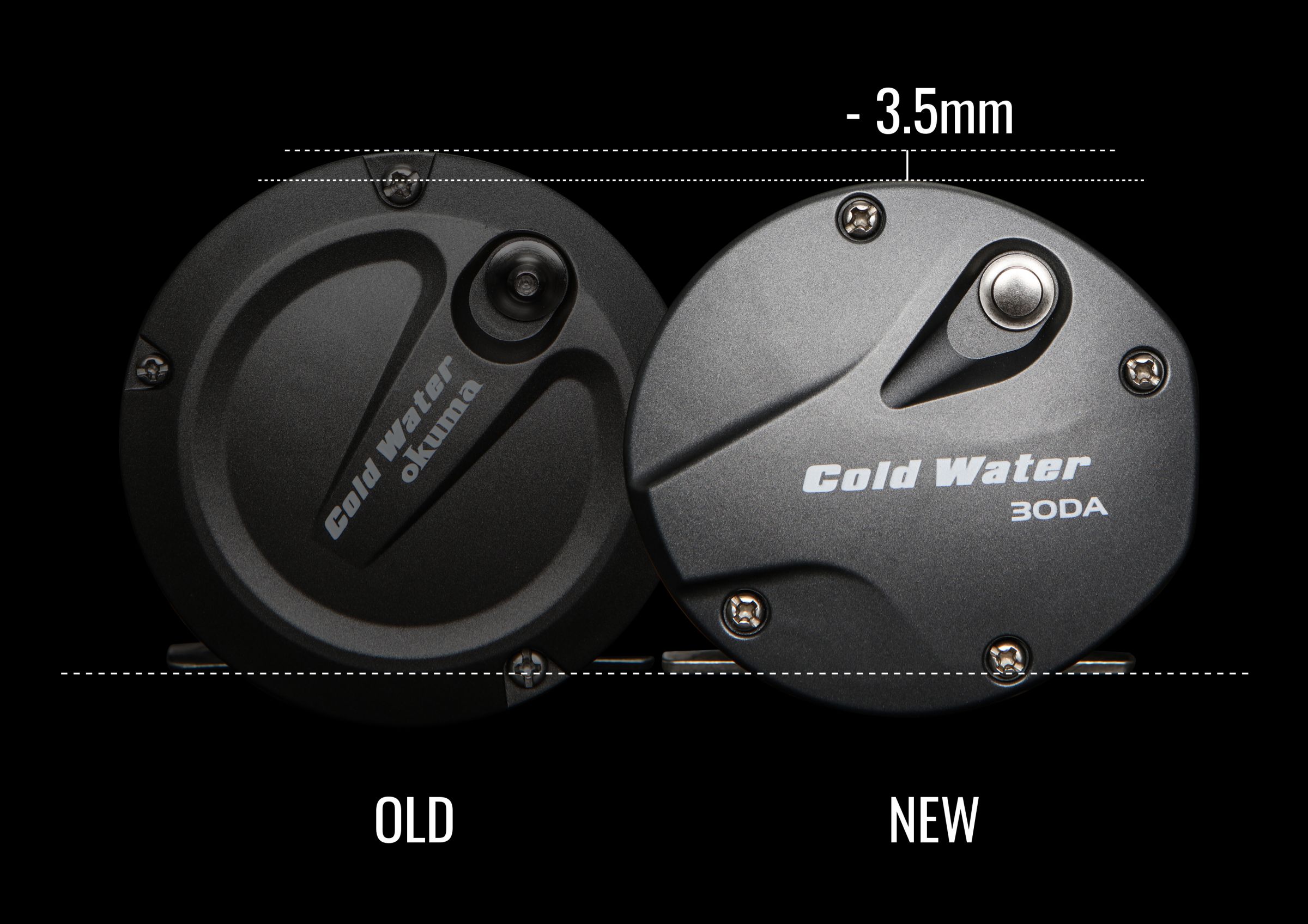 cold water okuma reel Low Profile Line Counter The double NEW COLDWATER LINE COUNTER REEL