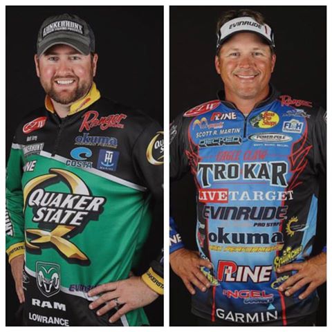 Pro Staff - Matt Arey and Scott Martin start FLW fishing tour