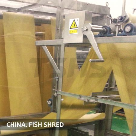 Línea de producción de galletas de pescado frito, línea de producción de guisantes verdes (China) - línea de producción de desmenuzado de pescado