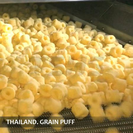 Barisan Pengeluaran Makanan Puffed Panggang-Sistem Pembersihan CIP (Thailand) - THAILAND- KEROPOK BIJIRIN