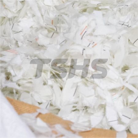 এয়ারব্যাগ ফ্যাব্রিক শুকানো এবং পুনর্ব্যবহার করার অ্যাপ্লিকেশন (জাপান) - ছেঁড়া ফাইবার উপকরণের জন্য শিল্প ইনফ্রারেড ড্রাম ড্রায়ার