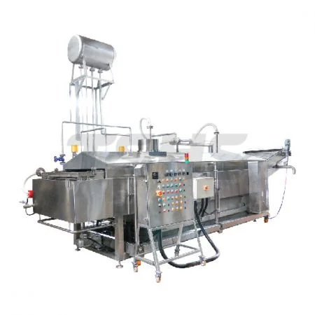 Continuous Deep Oil Fryer Equipment for Syrup Coating Product - Continuous Deep Oil Fryer for Syrup Coating Product