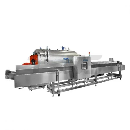 Système de chauffage à huile par convection vapeur-friture continue - Friteuse à huile à échangeur de chaleur de type vapeur continue