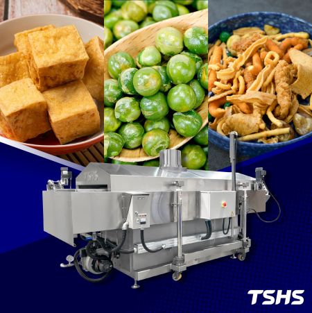 Máy chiên liên tục