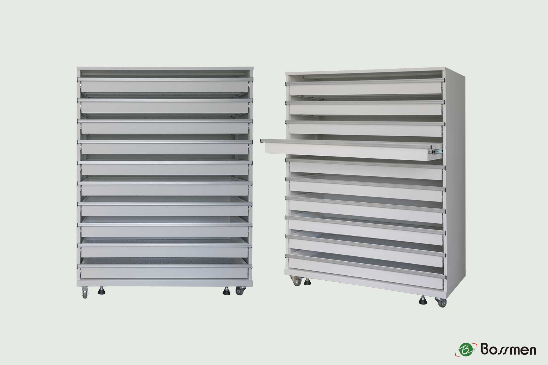 Achival Rack Drawer-Type Archival Storage Rack – Precision Humidity Control by BOSSMEN