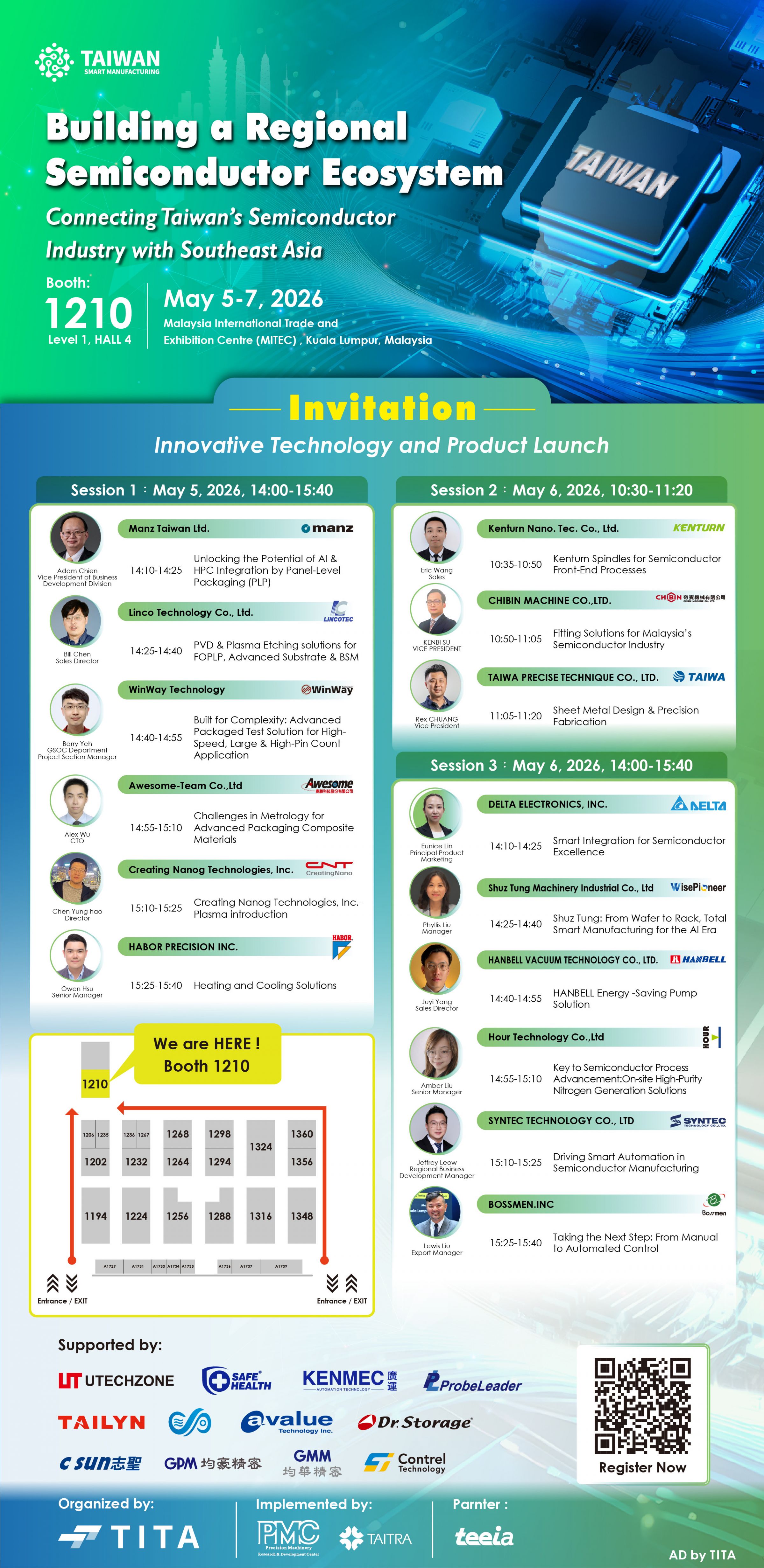 Bossmen Bossmen cordially invites you to visit us at SEMICON Southeast Asia ...