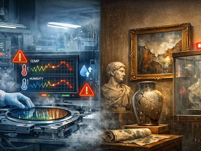 Minor environmental fluctuations may compromise semiconductor process stability or cause irreversible damage to cultural artifacts; precise and stable environmental management is therefore equally essential for technological and cultural assets.