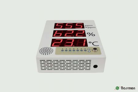 二氧化碳與溫濕度監控器2HTCDP適用於密閉空間、實驗室或生物研究領域，避免過高二氧化碳濃度對人體健康或實驗結果造成影響。