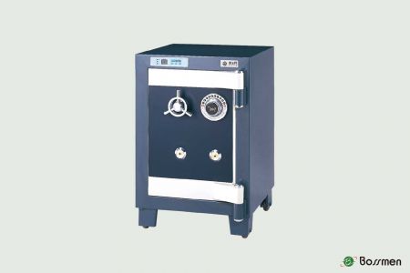BF83(A) Fireproof Dry Cabinet features triple steel layers and foam fireproof alloy.