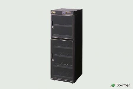 BK238(A) Dry Cabinet preventing lens mold, battery damage, and sensor issues.