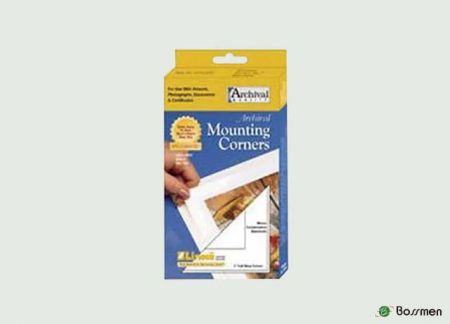 透明相片角贴 - 透明相片角贴用透明聚丙烯材质制成。