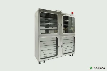 Multi-purpose Nitrogen Cabinet, stores 11,900 data points, supports RS232 for data management and integration.