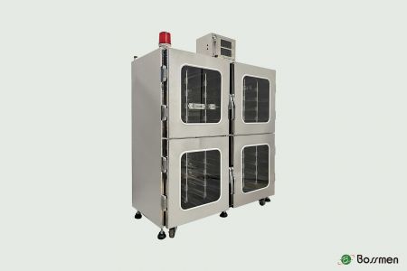 Probe Card Drawer Cabinet stores 11,900 data points, supports RS232 for easy data management and integration.