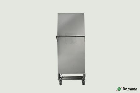 開放式避震台車每格的前端附有5mm圓棒，採用焊接固定方式，可有效防止物品在移動過程中向前滑落，增加物品運輸的安全性。