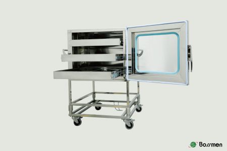 氣密避震台車，安裝抗靜電輪具有導電性能，能有效地將靜電引導到地面，防止靜電在運輸過程中積累，從而保護電子產品免受靜電放電（ESD）損害。