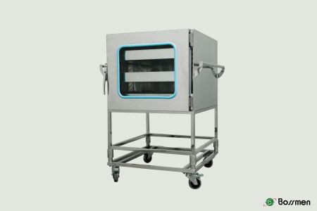 气密闭震台车 - 避震系统可减少震动对精密设备的影响,确保物品在运输过程中不会受到损害。