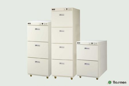 Archive-Grade Drawer Dry Cabinet - The Archive-Grade Drawer Dry Cabinet can store up to 2,500 slides with an adjustable humidity range of 20% to 60% RH.