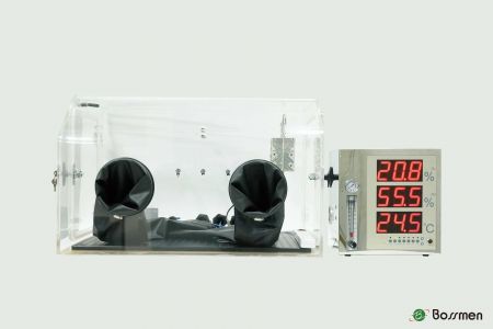 Nitrogen Glove Box provides a clean environment for precision tasks like microscopy, SMD processing, and mold assembly.