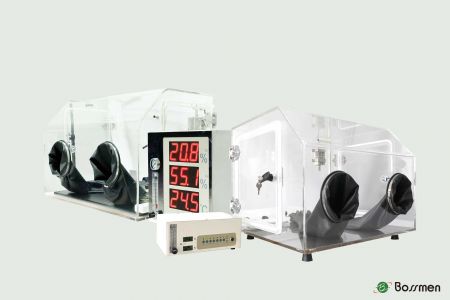 Nitrogen Glove Box can be custom-sized for single or multi-user use, providing optimal workspace.