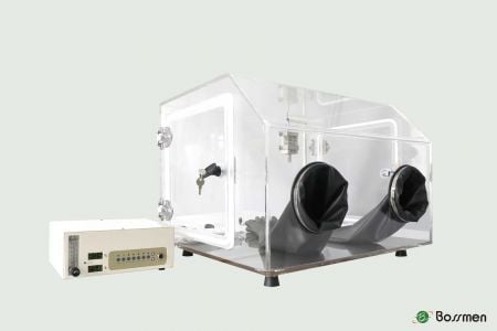 Nitrogen Glove Box - Nitrogen Glove Box ensures oxygen-free, inert gas environment for sensitive materials.