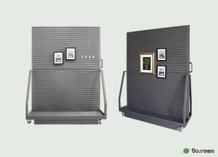 挂画车 - 文物推车具保护、便捷移动、高安全性,提升效率,适用于各类艺术品及珍贵物品的安全运输。