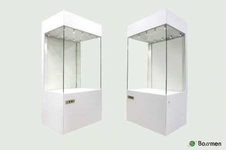 Manual Rear-Access Display Case - Rear opening facilitates easy exhibit replacement and maintenance without compromising the front display view.