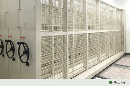 Mobile Art Rack Cabinet - Specifically designed for efficient artwork storage and mobility.