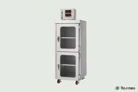 博士門氮氣控制系統N2HT，專為半導體產業設計，搭配不鏽鋼氮氣櫃，符合國際半導體乾燥暨潔淨標準。