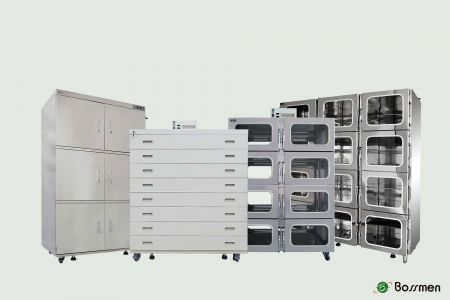 Nitrogen Cabinet and CDA Cabinet - Nitrogen and dry air cabinets provide a stable environment, ensuring optimal protection for humidity and oxygen-sensitive items