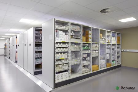 Industrial Cleanroom Storage Solutions - Efficient, energy-saving electric mobile cabinet solutions for clean storage, enhancing storage efficiency and security.