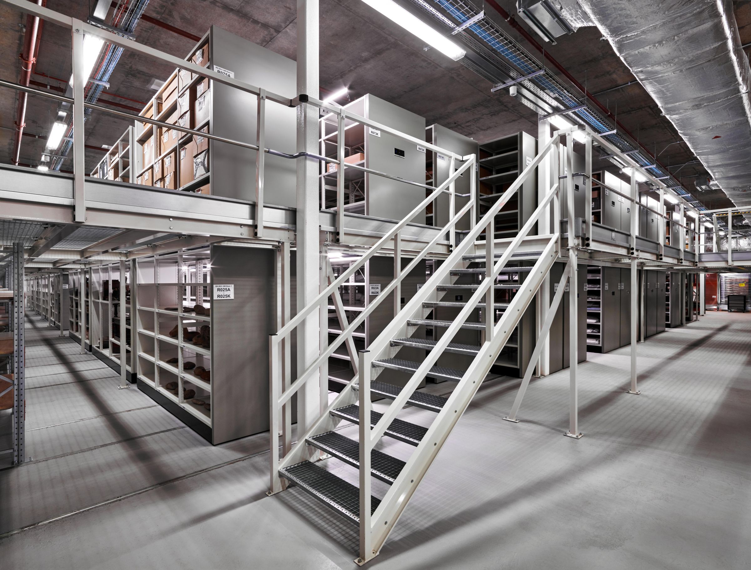 Bossmen Vibration Control Art Racks | BOSSMEN Museum Storage