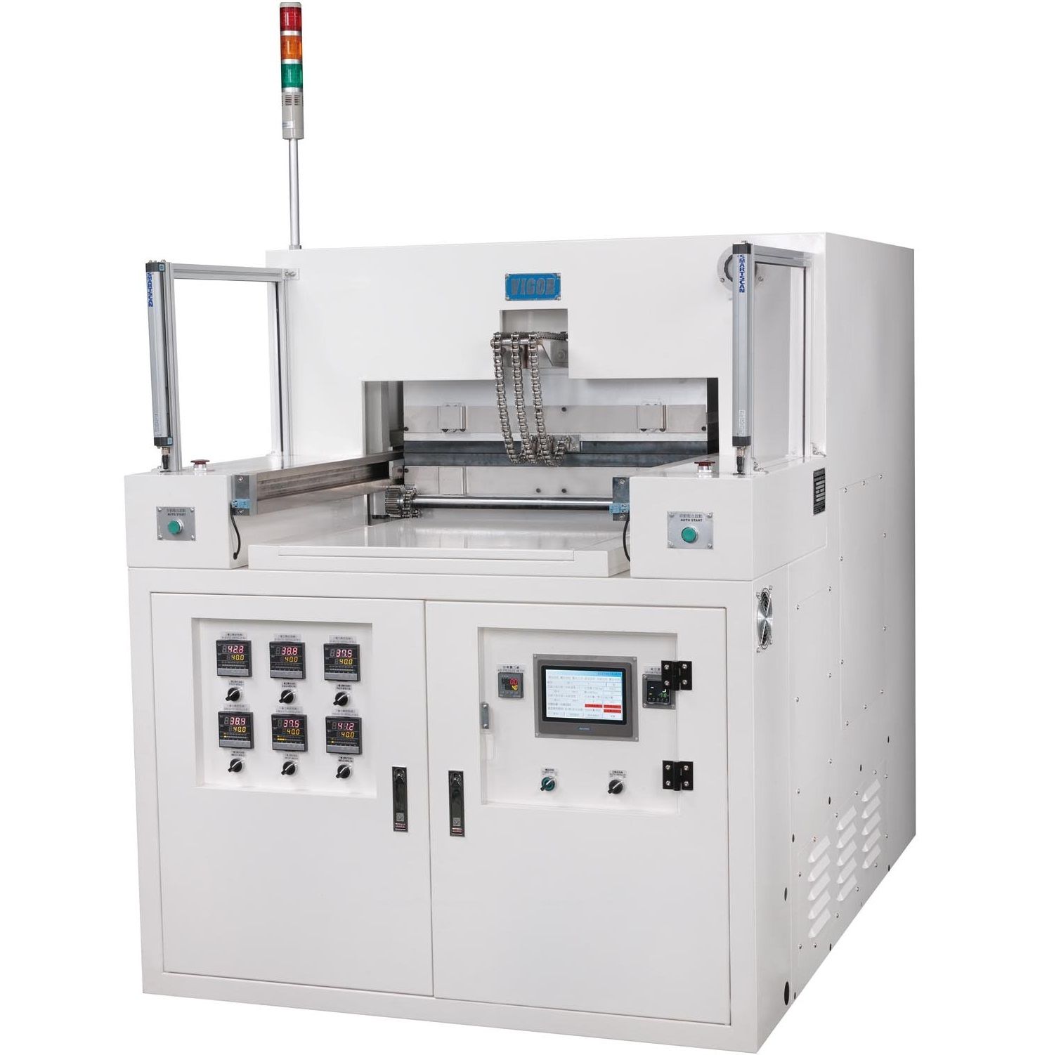 50톤 대형 보강 보드 고속 압출기