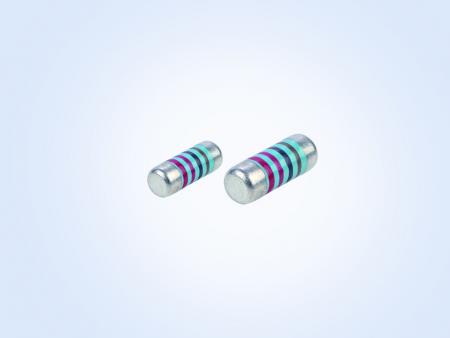 금속 필름 MELF resistor (펄스 견딜 수 있는) - 0.16W 1옴 1% 50PPM - Metal Film MELF Resistor (Pulse Withstanding) 0.16W 1ohm 1% 50PPM