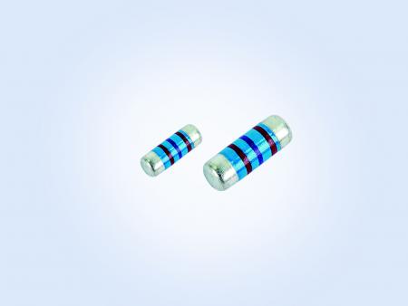 स्थिरीकृत धातु फिल्म MELF resistor (0.25W 43.2ohm 1% 25PPM)