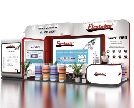 The stand of electronica ShangHai is designed by FIRSTOHM/Emerson.