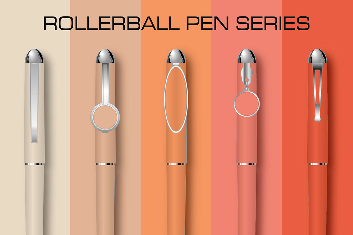 開放式水性鋼珠筆系列提供順暢且穩定的出墨效果,讓書寫更加輕鬆流暢。