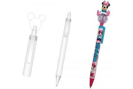 專屬按鍵用於安裝3D公仔。