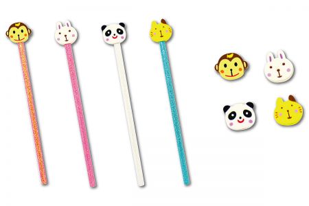 動物造型橡皮擦鉛筆