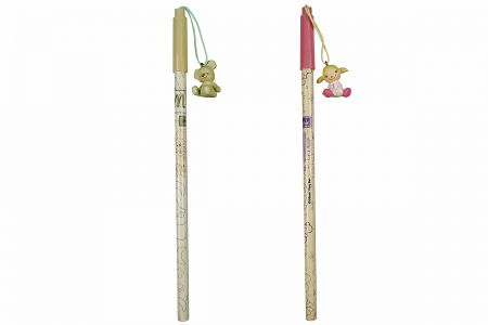 客製化公仔筆蓋吊飾鉛筆。