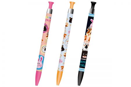 14.4cm長筆身的全彩客製化印刷原子筆 - 客製化全彩印刷原子筆