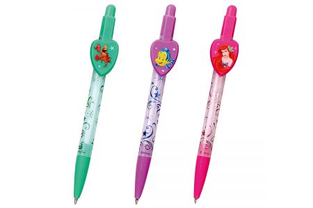 訂製紀念禮品造型原子筆 - 可愛心型筆夾原子筆