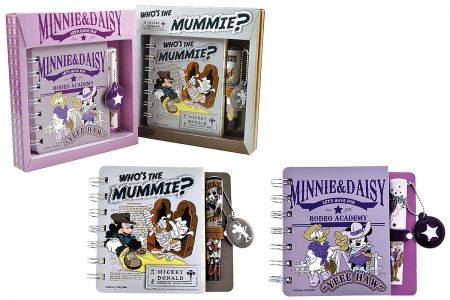 迪士尼系列原子筆與筆記本文具組。