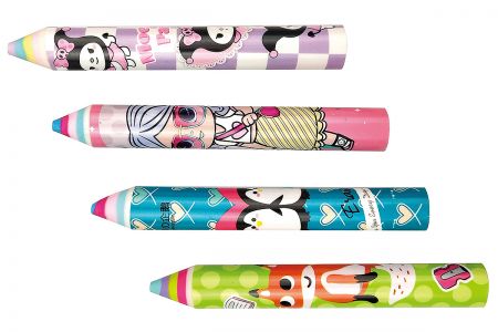 全彩轉印客製化彩虹橡皮擦。