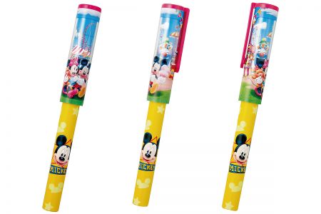 筆桿採用全彩熱轉印技術，可印製客製化設計。