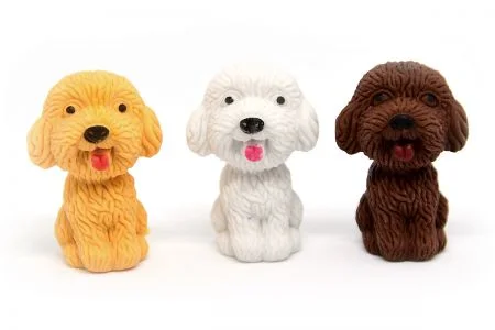 3D造型橡皮擦 - 貴賓狗造型3D橡皮擦