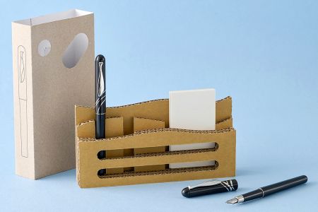 採用回收塑料材質製成的鋼珠筆與鋼筆對筆組 - 海洋回收廢料製成的環保對筆組