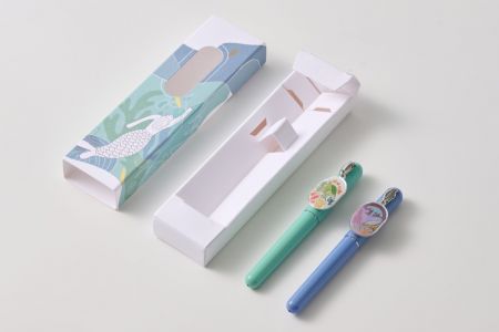 Sustainable Recycled Plastic Pen - Eco-friendly sustainable charm pen made from recycled plastic